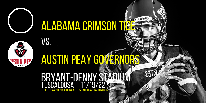 Alabama Crimson Tide vs. Austin Peay Governors at Bryant-Denny Stadium