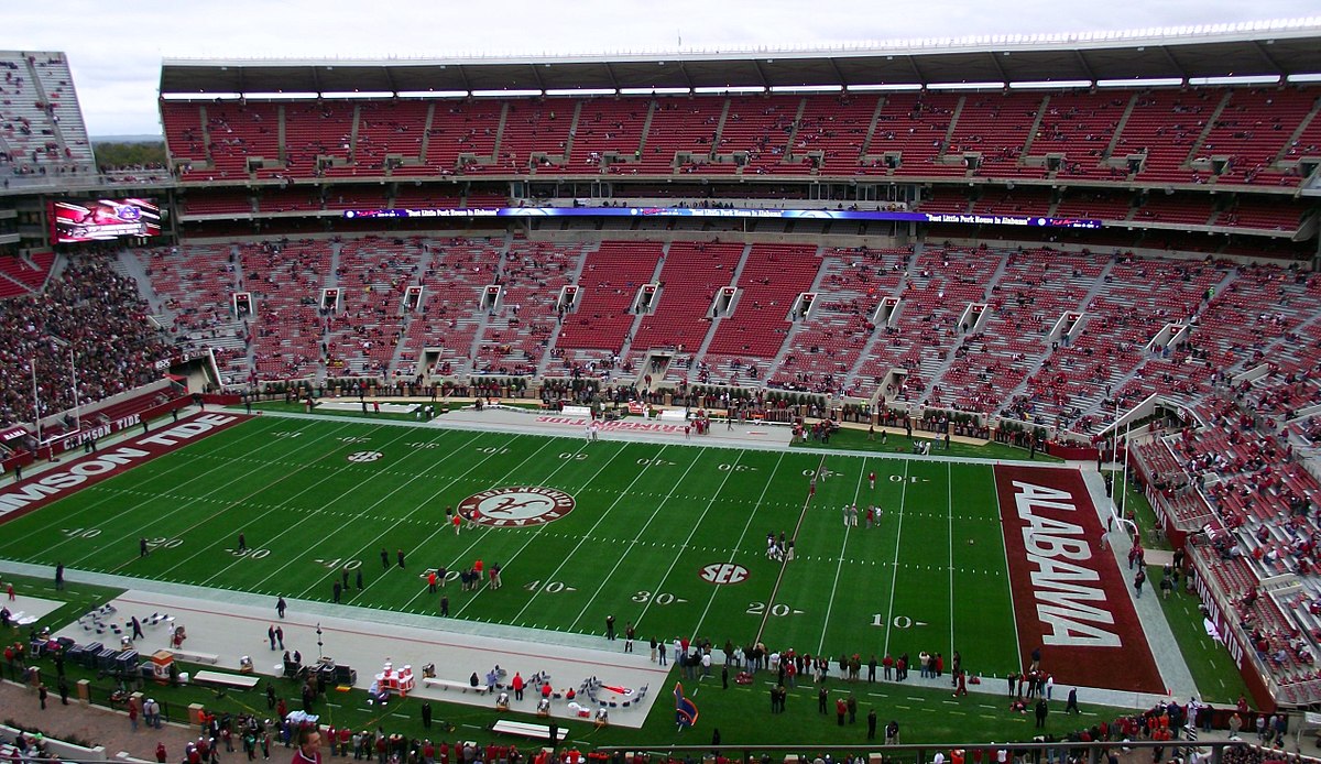 Bear Bryant Stadium Seating Chart