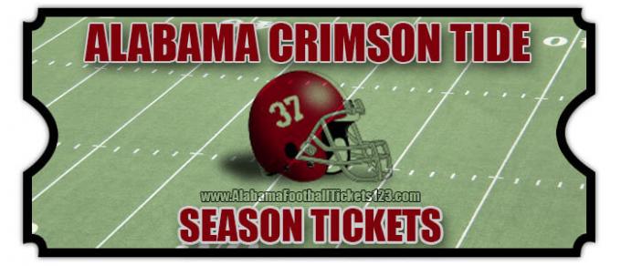 2020 Alabama Crimson Tide Football Season Tickets (Includes Tickets To All Regular Season Home Games) at Bryant-Denny Stadium