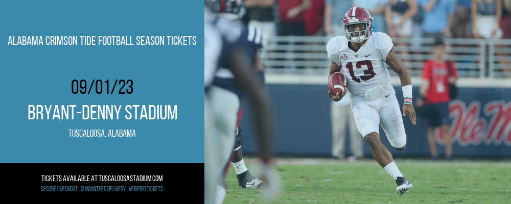 Alabama Crimson Tide Football Season Tickets at Bryant-Denny Stadium